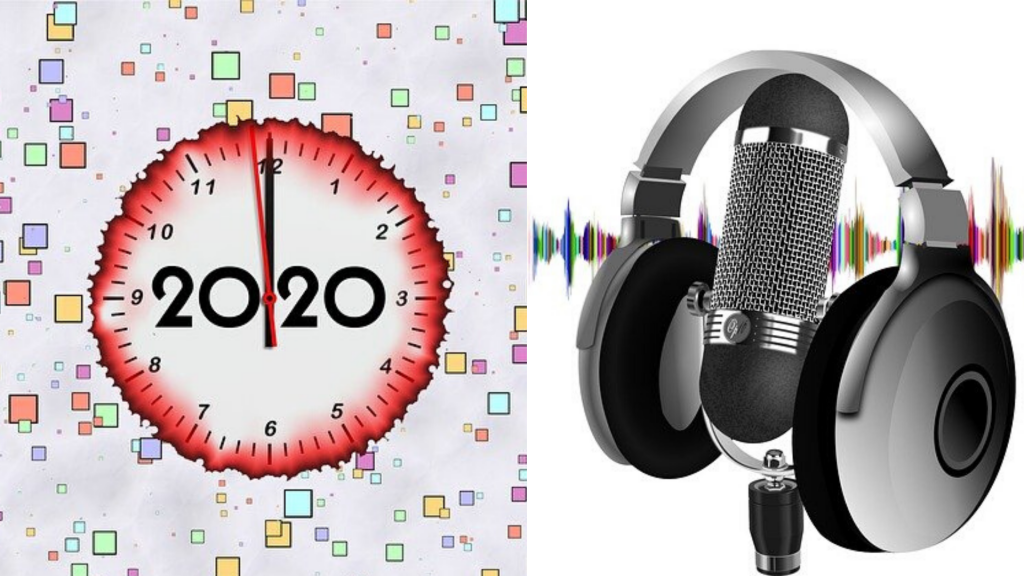 2020 podcasting - concept