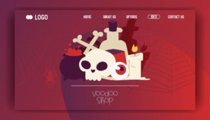 decorate your website and your store for halloween