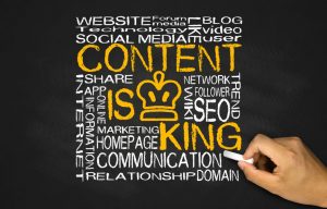 content is king concept concept