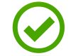 Green check mark symbol